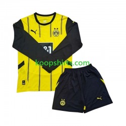 Borussia Dortmund Thuis Tenue Kinder Voetbalshirts 2024-2025 Lange Mouwen