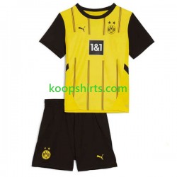 Borussia Dortmund Thuis Tenue Kinder Voetbalshirts 2024-2025 Korte Mouwen