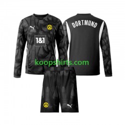 Borussia Dortmund Doelman Vierde Tenue Kinder Voetbalshirts 2024-2025 Lange Mouwen