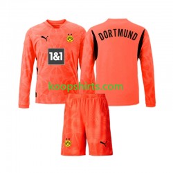 Borussia Dortmund Doelman Derde Tenue Kinder Voetbalshirts 2024-2025 Lange Mouwen