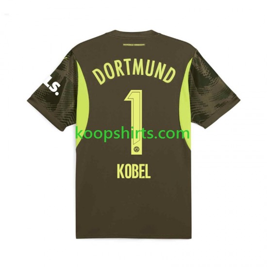 Borussia Dortmund Doelman Uit Tenue Heren Voetbalshirts Gregor Kobel 1 2024-2025 Korte Mouwen Borussia Dortmund Doelman Uit Tenue Heren Voetbalshirts Gregor Kobel 1 2024-2025 Korte Mouwen