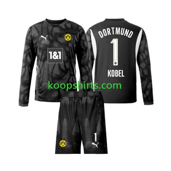Borussia Dortmund Doelman Vierde Tenue Kinder Voetbalshirts Gregor Kobel 1 2024-2025 Lange Mouwen Borussia Dortmund Doelman Vierde Tenue Kinder Voetbalshirts Gregor Kobel 1 2024-2025 Lange Mouwen