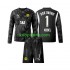 Borussia Dortmund Doelman Vierde Tenue Kinder Voetbalshirts Gregor Kobel 1 2024-2025 Lange Mouwen