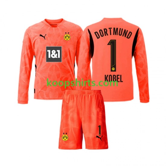 Borussia Dortmund Doelman Derde Tenue Kinder Voetbalshirts Gregor Kobel 1 2024-2025 Lange Mouwen Borussia Dortmund Doelman Derde Tenue Kinder Voetbalshirts Gregor Kobel 1 2024-2025 Lange Mouwen