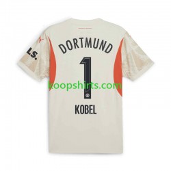 Borussia Dortmund Doelman Thuis Tenue Heren Voetbalshirts Gregor Kobel 1 2024-2025 Korte Mouwen