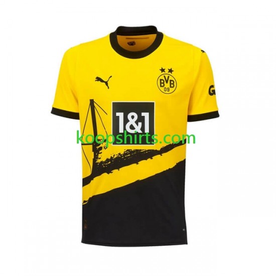 Borussia Dortmund Thuis Tenue Heren Voetbalshirts 2023-2024 Korte Mouwen Borussia Dortmund Thuis Tenue Heren Voetbalshirts 2023-2024 Korte Mouwen