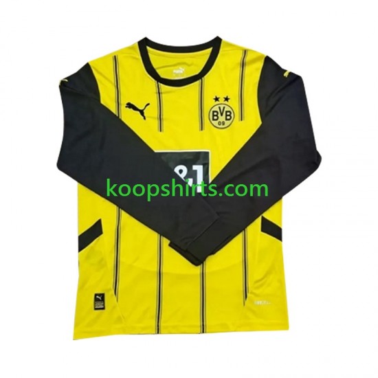 Borussia Dortmund Thuis Tenue Heren Voetbalshirts 2024-2025 Lange Mouwen Borussia Dortmund Thuis Tenue Heren Voetbalshirts 2024-2025 Lange Mouwen
