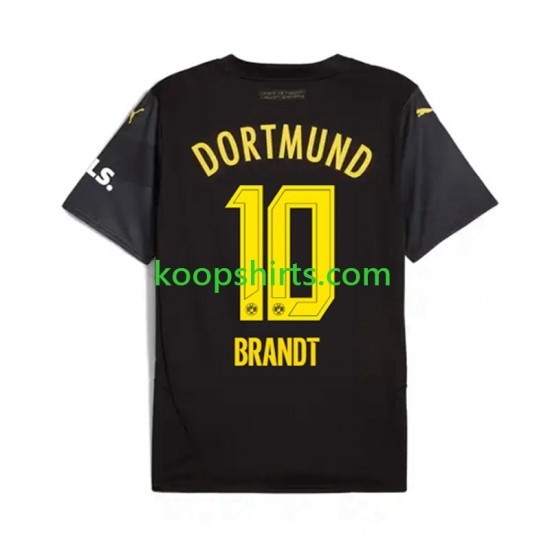 Borussia Dortmund Uit Tenue Heren Voetbalshirts Julian Brandt 10 2024-2025 Korte Mouwen Borussia Dortmund Uit Tenue Heren Voetbalshirts Julian Brandt 10 2024-2025 Korte Mouwen