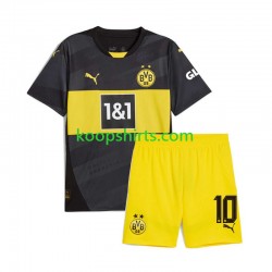 Borussia Dortmund Uit Tenue Kinder Voetbalshirts Julian Brandt 10 2024-2025 Korte Mouwen
