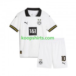 Borussia Dortmund Derde Tenue Kinder Voetbalshirts Julian Brandt 10 2024-2025 Korte Mouwen
