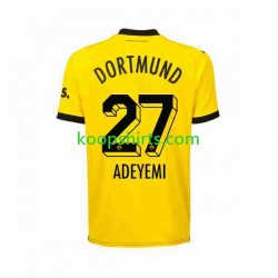Borussia Dortmund Thuis Tenue Heren Voetbalshirts Karim Adeyemi 27 2023-2024 Korte Mouwen