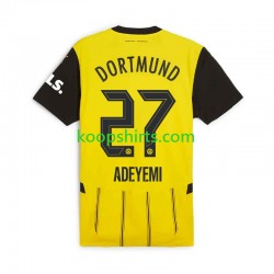 Borussia Dortmund Thuis Tenue Heren Voetbalshirts Karim Adeyemi 27 2024-2025 Korte Mouwen