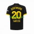 Borussia Dortmund Uit Tenue Heren Voetbalshirts Marcel Sabitzer 20 2023-2024 Korte Mouwen