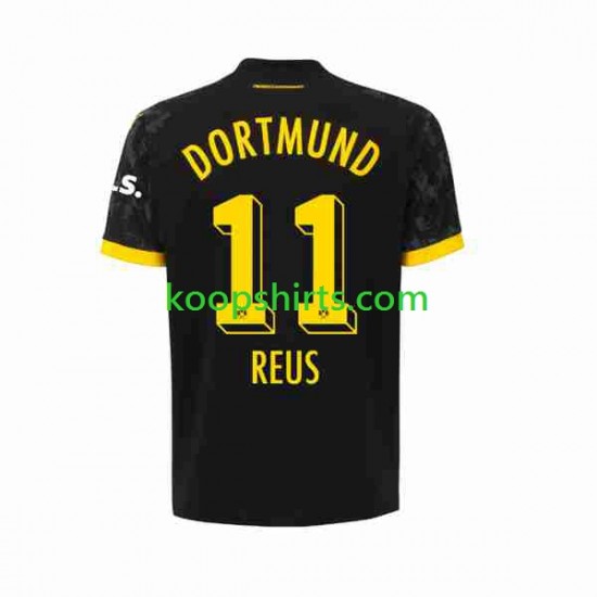 Borussia Dortmund Uit Tenue Heren Voetbalshirts Marco Reus 11 2023-2024 Korte Mouwen Borussia Dortmund Uit Tenue Heren Voetbalshirts Marco Reus 11 2023-2024 Korte Mouwen
