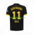 Borussia Dortmund Uit Tenue Heren Voetbalshirts Marco Reus 11 2023-2024 Korte Mouwen