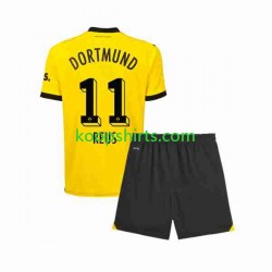 Borussia Dortmund Thuis Tenue Kinder Voetbalshirts Marco Reus 11 2023-2024 Korte Mouwen