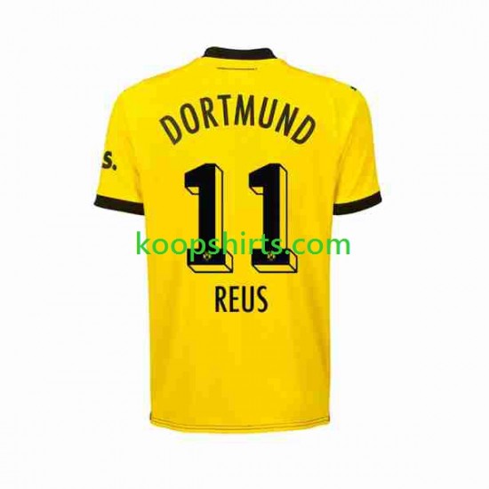 Borussia Dortmund Thuis Tenue Heren Voetbalshirts Marco Reus 11 2023-2024 Korte Mouwen Borussia Dortmund Thuis Tenue Heren Voetbalshirts Marco Reus 11 2023-2024 Korte Mouwen