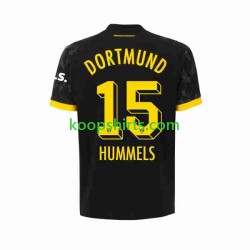 Borussia Dortmund Uit Tenue Heren Voetbalshirts Mats Hummels 15 2023-2024 Korte Mouwen