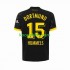 Borussia Dortmund Uit Tenue Heren Voetbalshirts Mats Hummels 15 2023-2024 Korte Mouwen