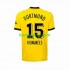 Borussia Dortmund Thuis Tenue Heren Voetbalshirts Mats Hummels 15 2023-2024 Korte Mouwen