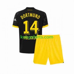 Borussia Dortmund Uit Tenue Kinder Voetbalshirts Niclas Fullkrug 14 2023-2024 Korte Mouwen