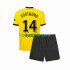 Borussia Dortmund Thuis Tenue Kinder Voetbalshirts Niclas Fullkrug 14 2023-2024 Korte Mouwen
