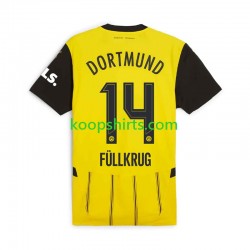 Borussia Dortmund Thuis Tenue Heren Voetbalshirts Niclas Fullkrug 14 2024-2025 Korte Mouwen