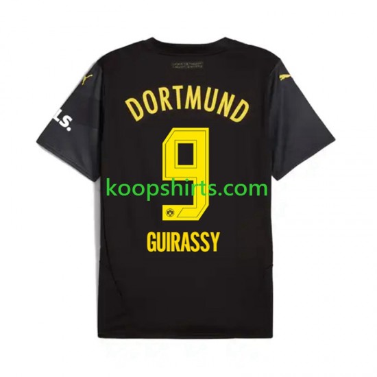 Borussia Dortmund Uit Tenue Heren Voetbalshirts Serhou Guirassy 9 2024-2025 Korte Mouwen Borussia Dortmund Uit Tenue Heren Voetbalshirts Serhou Guirassy 9 2024-2025 Korte Mouwen