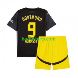 Borussia Dortmund Uit Tenue Kinder Voetbalshirts Serhou Guirassy 9 2024-2025 Korte Mouwen