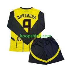 Borussia Dortmund Thuis Tenue Kinder Voetbalshirts Serhou Guirassy 9 2024-2025 Lange Mouwen