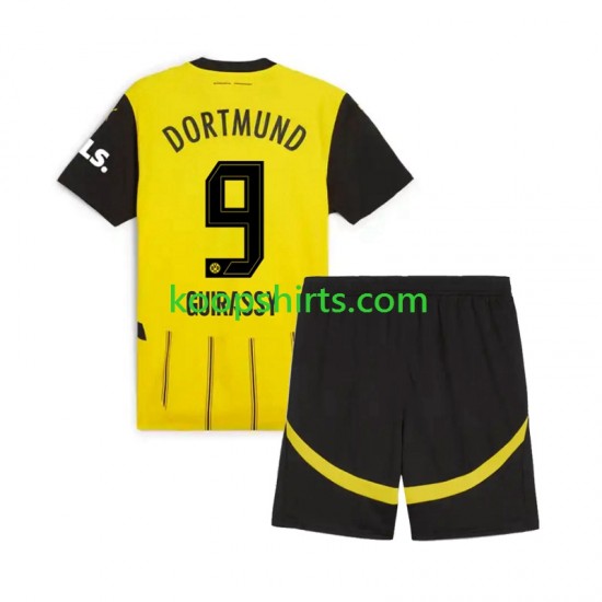 Borussia Dortmund Thuis Tenue Kinder Voetbalshirts Serhou Guirassy 9 2024-2025 Korte Mouwen Borussia Dortmund Thuis Tenue Kinder Voetbalshirts Serhou Guirassy 9 2024-2025 Korte Mouwen