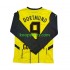 Borussia Dortmund Thuis Tenue Heren Voetbalshirts Serhou Guirassy 9 2024-2025 Lange Mouwen