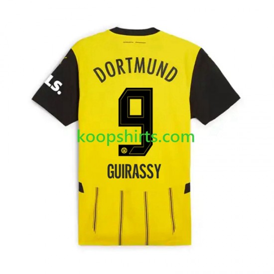 Borussia Dortmund Thuis Tenue Heren Voetbalshirts Serhou Guirassy 9 2024-2025 Korte Mouwen Borussia Dortmund Thuis Tenue Heren Voetbalshirts Serhou Guirassy 9 2024-2025 Korte Mouwen