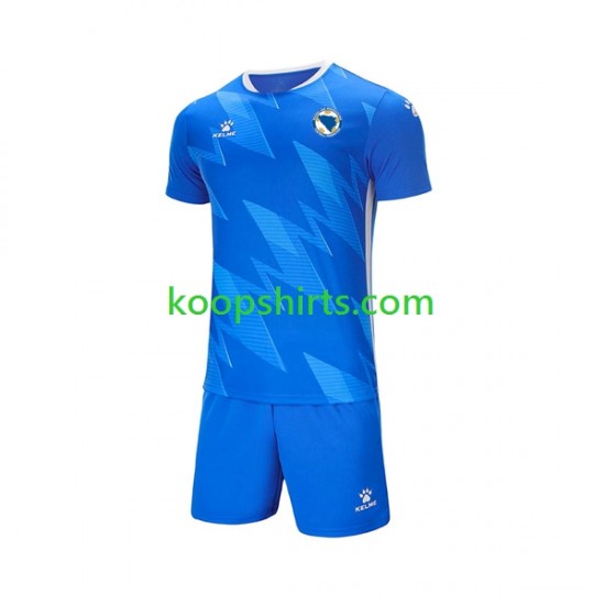 Bosnië-Herzegovina Thuis Tenue Kinder Voetbalshirts 2023 Korte Mouwen Bosnië-Herzegovina Thuis Tenue Kinder Voetbalshirts 2023 Korte Mouwen