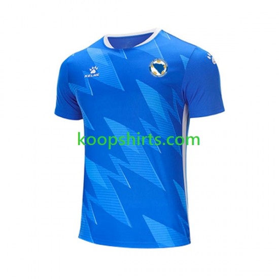 Bosnië-Herzegovina Thuis Tenue Heren Voetbalshirts 2023 Korte Mouwen Bosnië-Herzegovina Thuis Tenue Heren Voetbalshirts 2023 Korte Mouwen