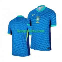 Brazilië Uit Tenue Heren Voetbalshirts Copa America 2024 Korte Mouwen