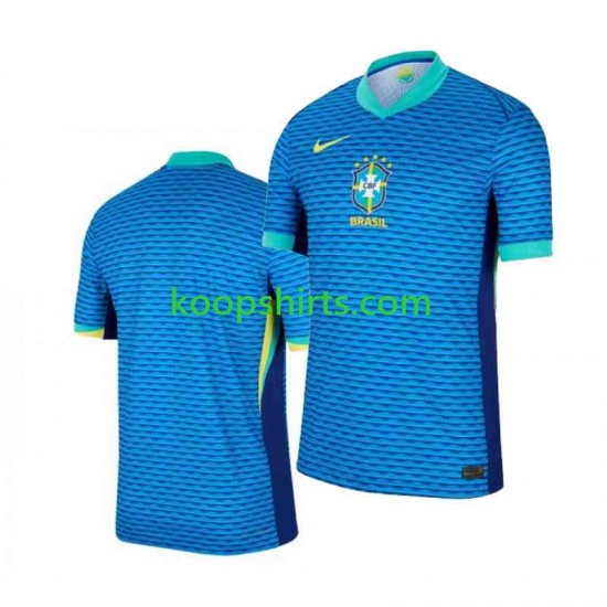 Brazilië Uit Tenue Heren Voetbalshirts Copa America 2024 Korte Mouwen Brazilië Uit Tenue Heren Voetbalshirts Copa America 2024 Korte Mouwen