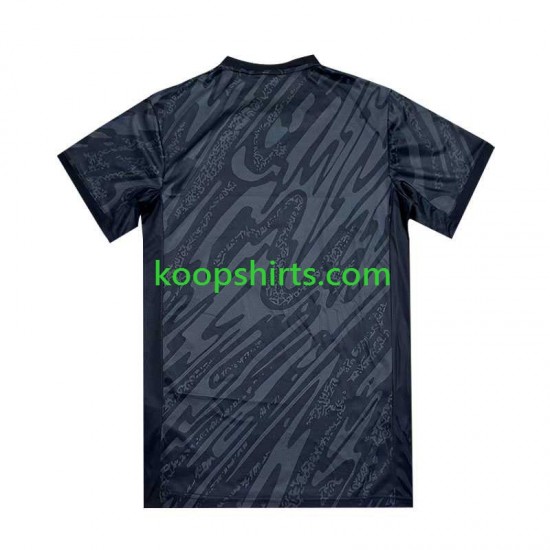 Brazilië Doelman Uit Zwart Tenue Heren Voetbalshirts Copa America 2024 Korte Mouwen