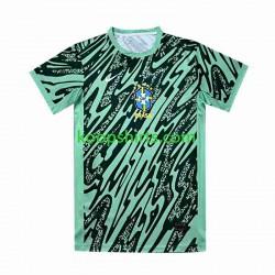 Brazilië Doelman Derde Groente Tenue Heren Voetbalshirts Copa America 2024 Korte Mouwen