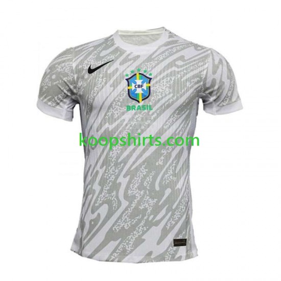 Brazilië Doelman Thuis Tenue Heren Voetbalshirts Copa America 2024 Korte Mouwen Brazilië Doelman Thuis Tenue Heren Voetbalshirts Copa America 2024 Korte Mouwen