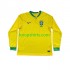 WK 2022 Brazilië Thuis Tenue Heren Voetbalshirts Lange Mouwen