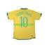 Brazilië Retro Thuis Tenue Heren Voetbalshirts RONALDINHO 10 2006 Korte Mouwen