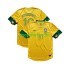 Brazilië Retro Thuis Tenue Heren Voetbalshirts RONALDINHO 10 2012 Korte Mouwen