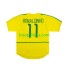 Brazilië Retro Thuis Tenue Heren Voetbalshirts RONALDINHO 11 2002 Korte Mouwen