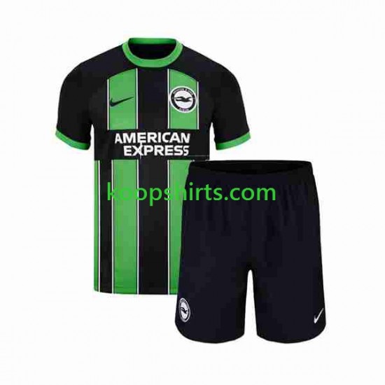 Brighton Hove Albion Uit Tenue Kinder Voetbalshirts 2023-2024 Korte Mouwen Brighton Hove Albion Uit Tenue Kinder Voetbalshirts 2023-2024 Korte Mouwen