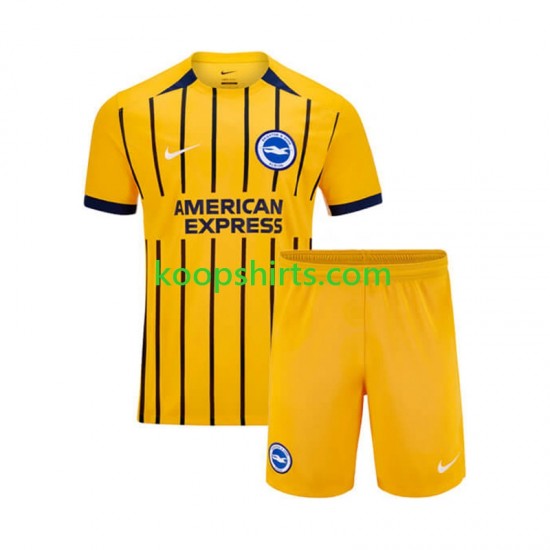Brighton Hove Albion Uit Tenue Kinder Voetbalshirts 2024-2025 Korte Mouwen Brighton Hove Albion Uit Tenue Kinder Voetbalshirts 2024-2025 Korte Mouwen