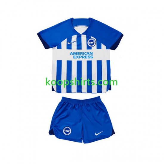 Brighton Hove Albion Thuis Tenue Kinder Voetbalshirts 2023-2024 Korte Mouwen Brighton Hove Albion Thuis Tenue Kinder Voetbalshirts 2023-2024 Korte Mouwen