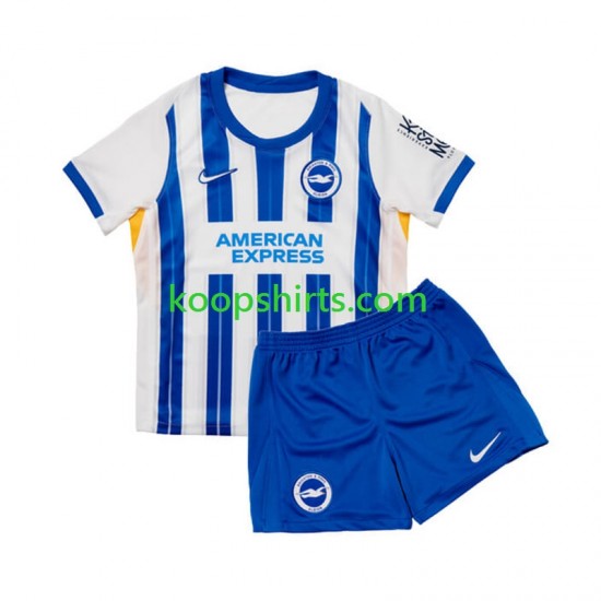 Brighton Hove Albion Thuis Tenue Kinder Voetbalshirts 2024-2025 Korte Mouwen Brighton Hove Albion Thuis Tenue Kinder Voetbalshirts 2024-2025 Korte Mouwen