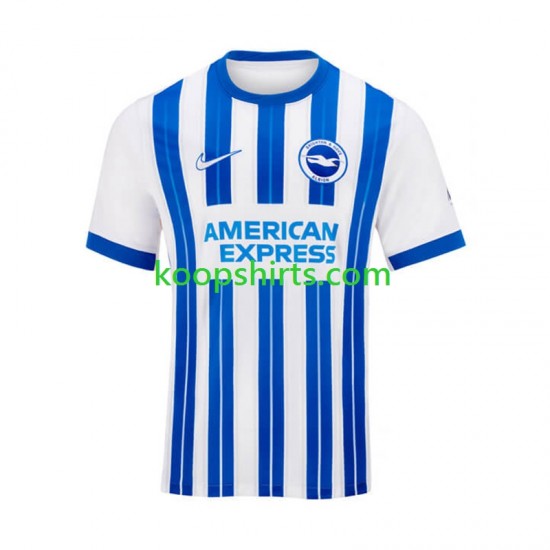 Brighton Hove Albion Thuis Tenue Heren Voetbalshirts 2024-2025 Korte Mouwen Brighton Hove Albion Thuis Tenue Heren Voetbalshirts 2024-2025 Korte Mouwen