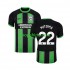Brighton Hove Albion Uit Tenue Heren Voetbalshirts Mitoma 22 2023-2024 Korte Mouwen